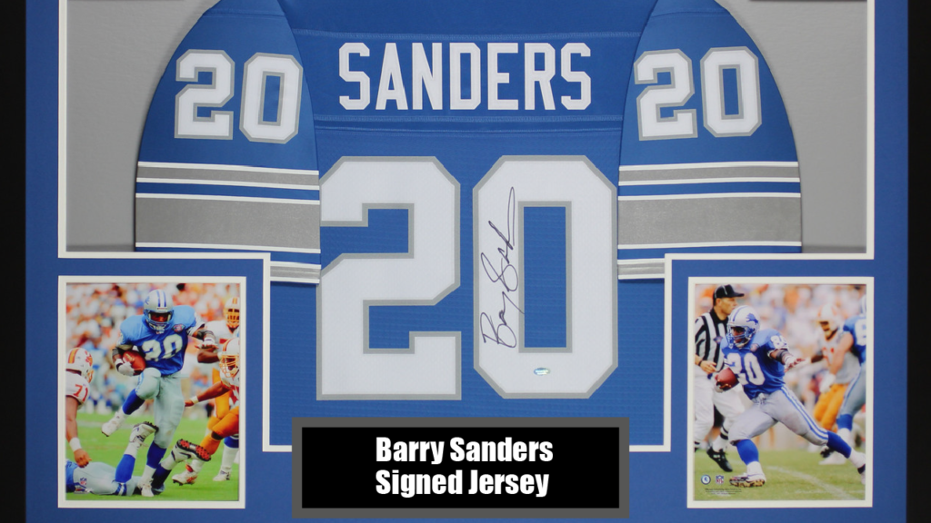 Barry Sanders Signed Jersey: Not Just a Piece of Cloth, It's a Story