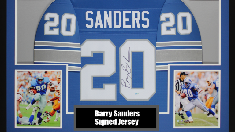 Barry Sanders Signed Jersey: Not Just a Piece of Cloth, It's a Story