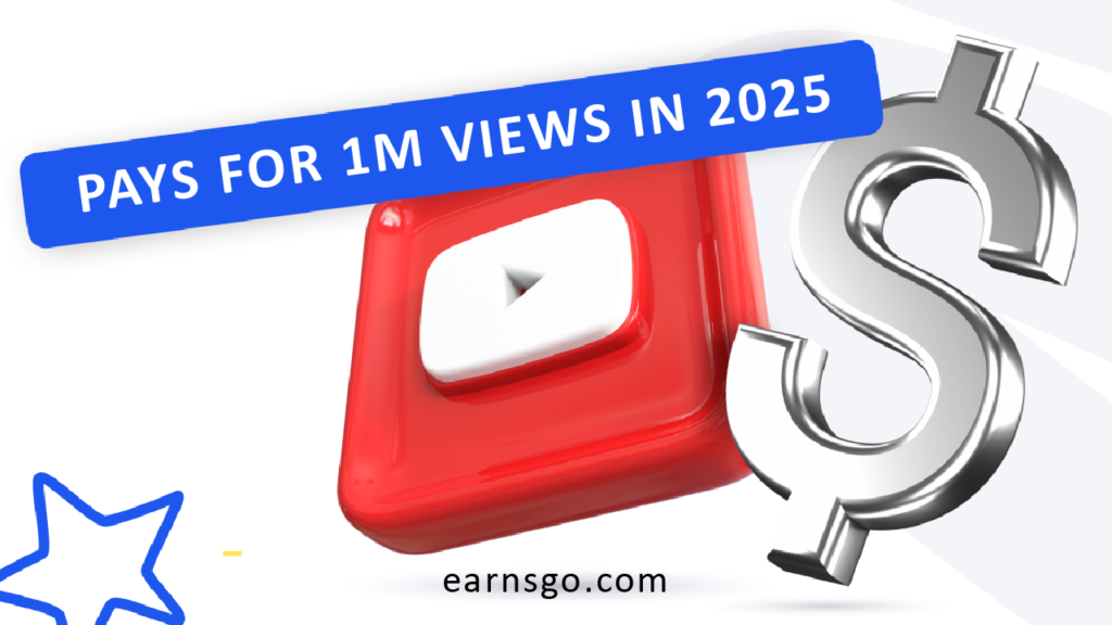 how much youtube pays for 1 million views